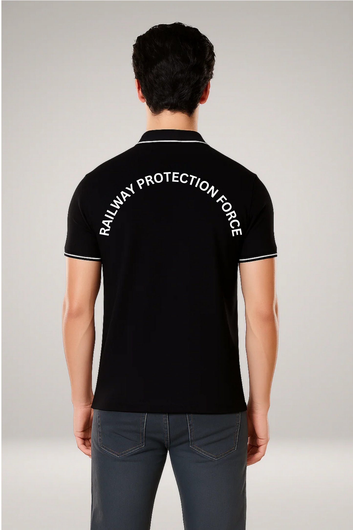 RPF RAILWAY CUSTOM NAME POLO T-SHIRT