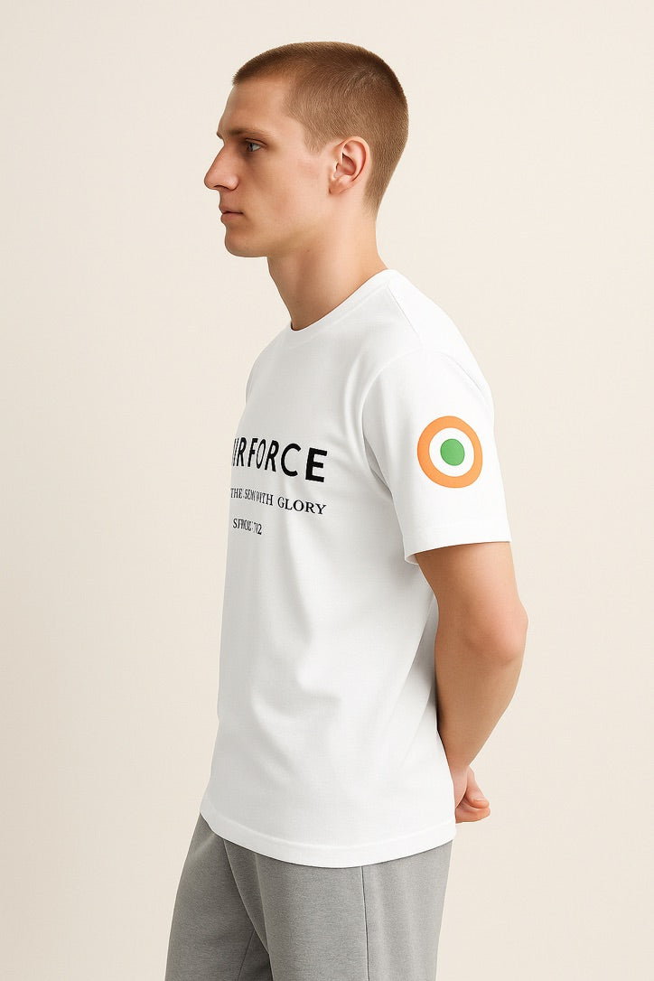 Indian Airforce Premium White T-Shirt