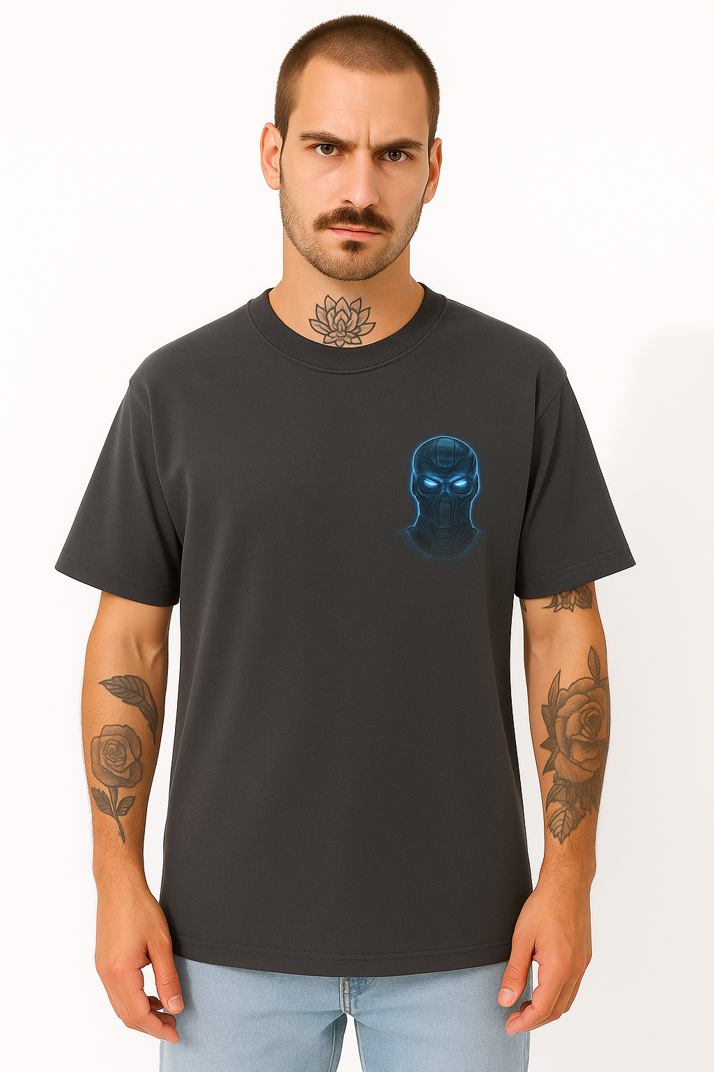 Attire Dot XR-75 Oversized T-shirt – “Reign Reborn” | 240 GSM | Designed in Italy