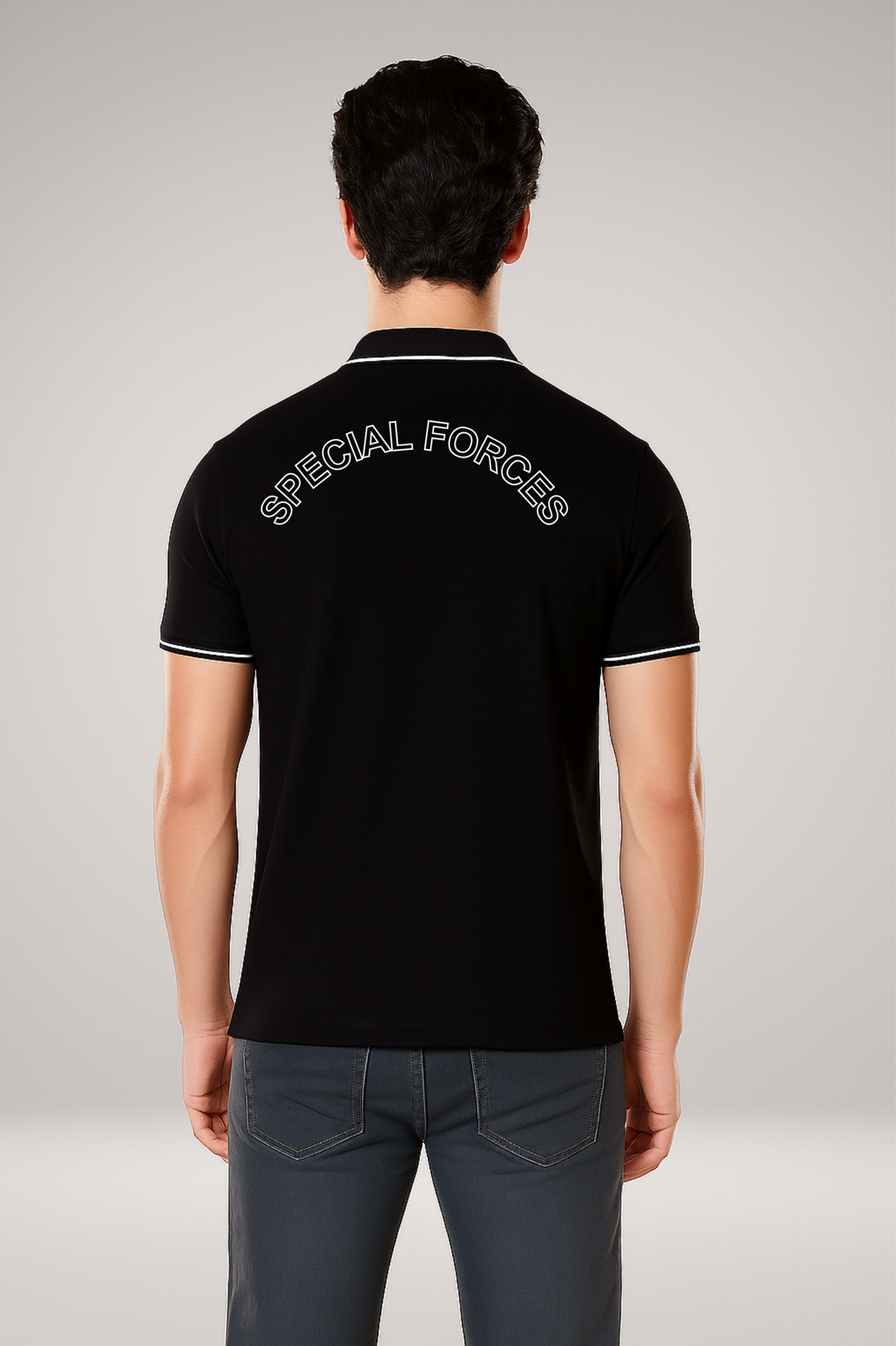 MARCOs Commando Elite Polo – 240 GSM Pure Cotton, Special Forces Edition