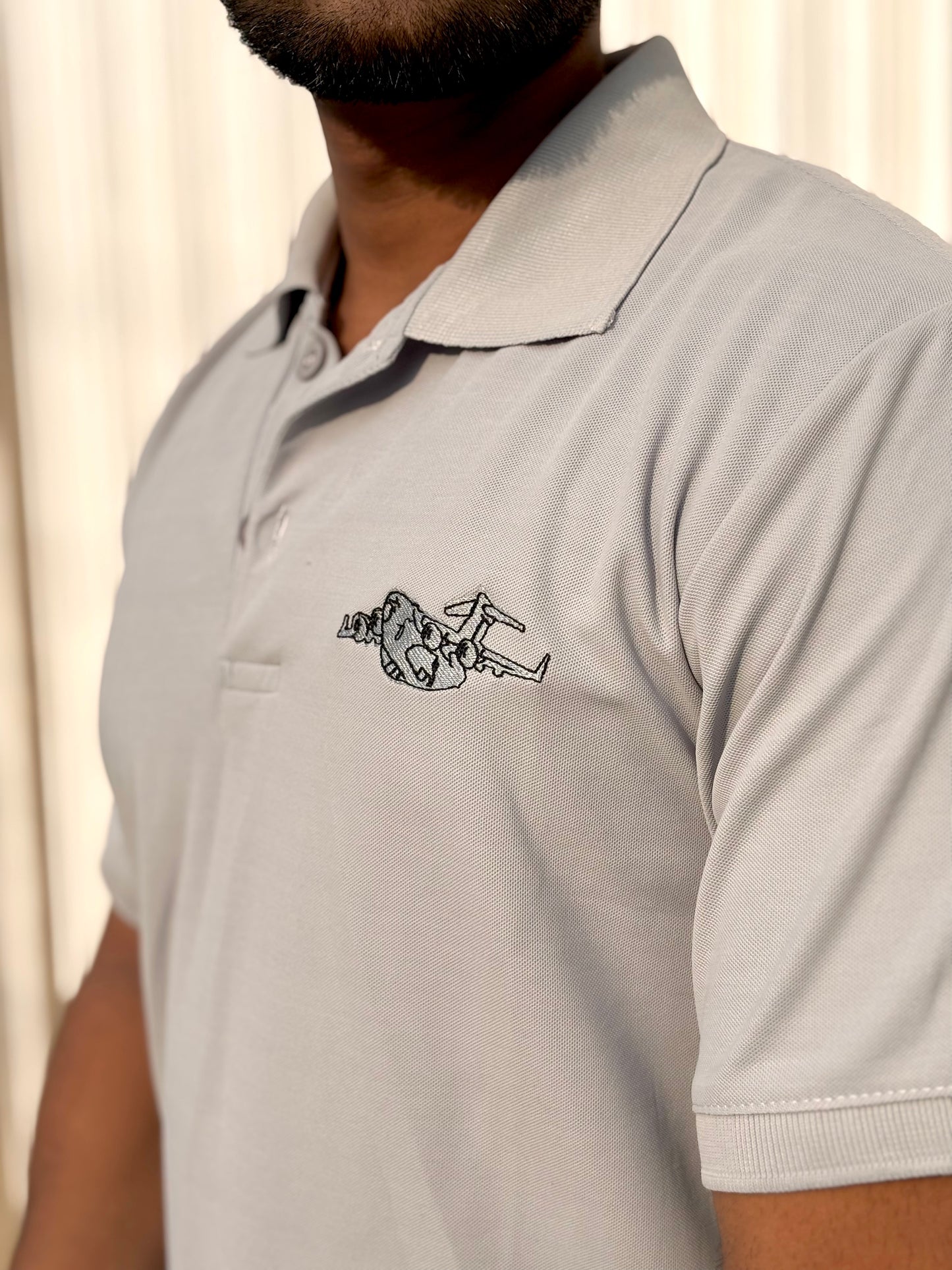 Combo of 2 Indian Air Force Polo T-Shirts – C-17 Globemaster & C-130 J Hercules