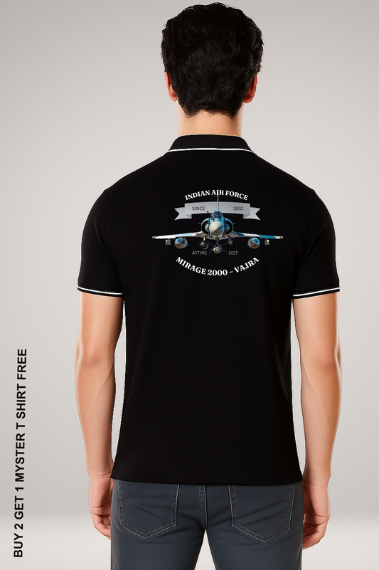 IAF Mirage 2000 - Premium Polo - Premium Pure cotton 240 GSM
