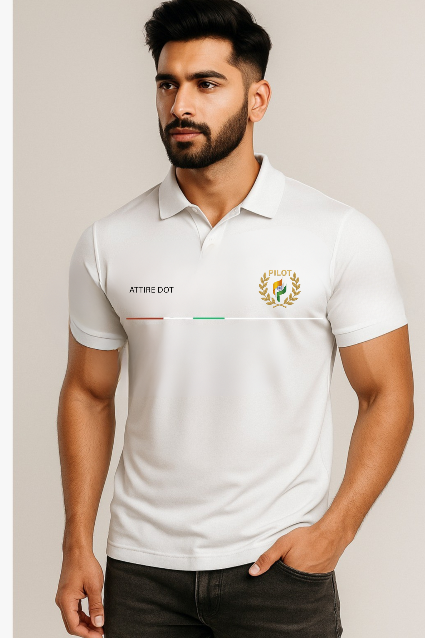 Pilot Polo – 240 GSM Pure Cotton | Aviation Spirit Edition