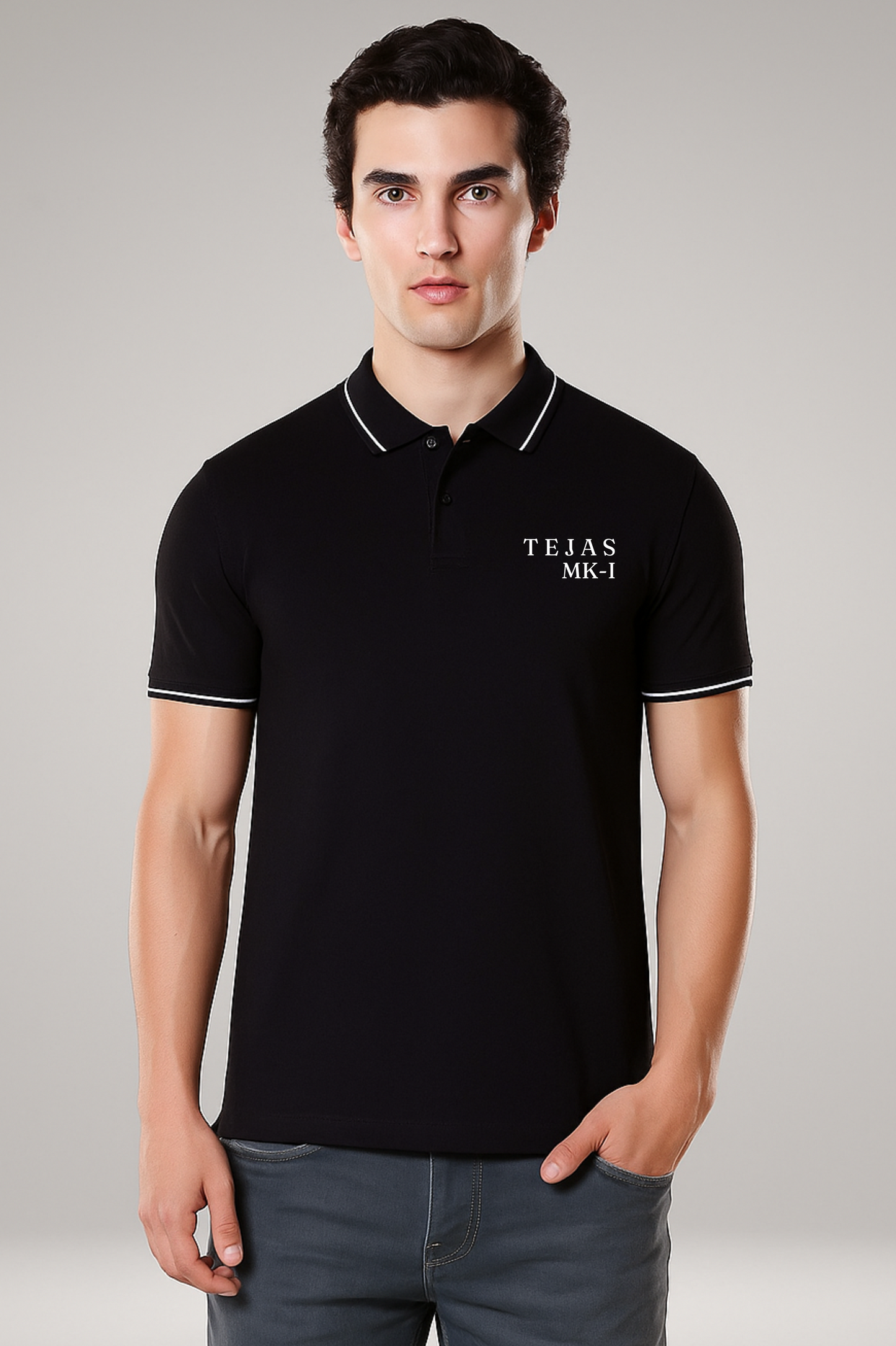 TEJAS Pride polo t shirt  -  Premium Cotton 240 GSM