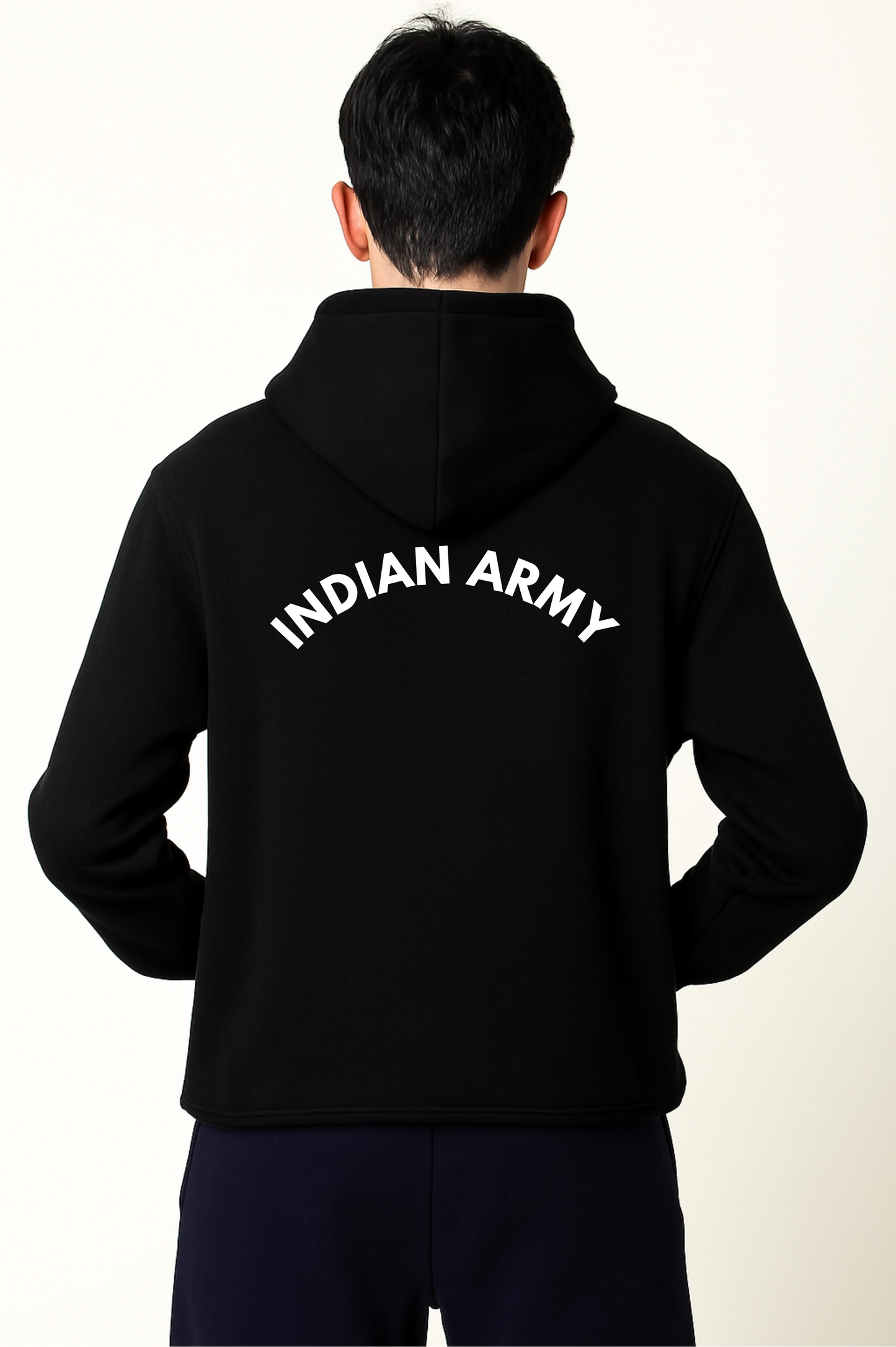 Indian Army Hoodie – Fearless Edition | 100% Cotton Comfort