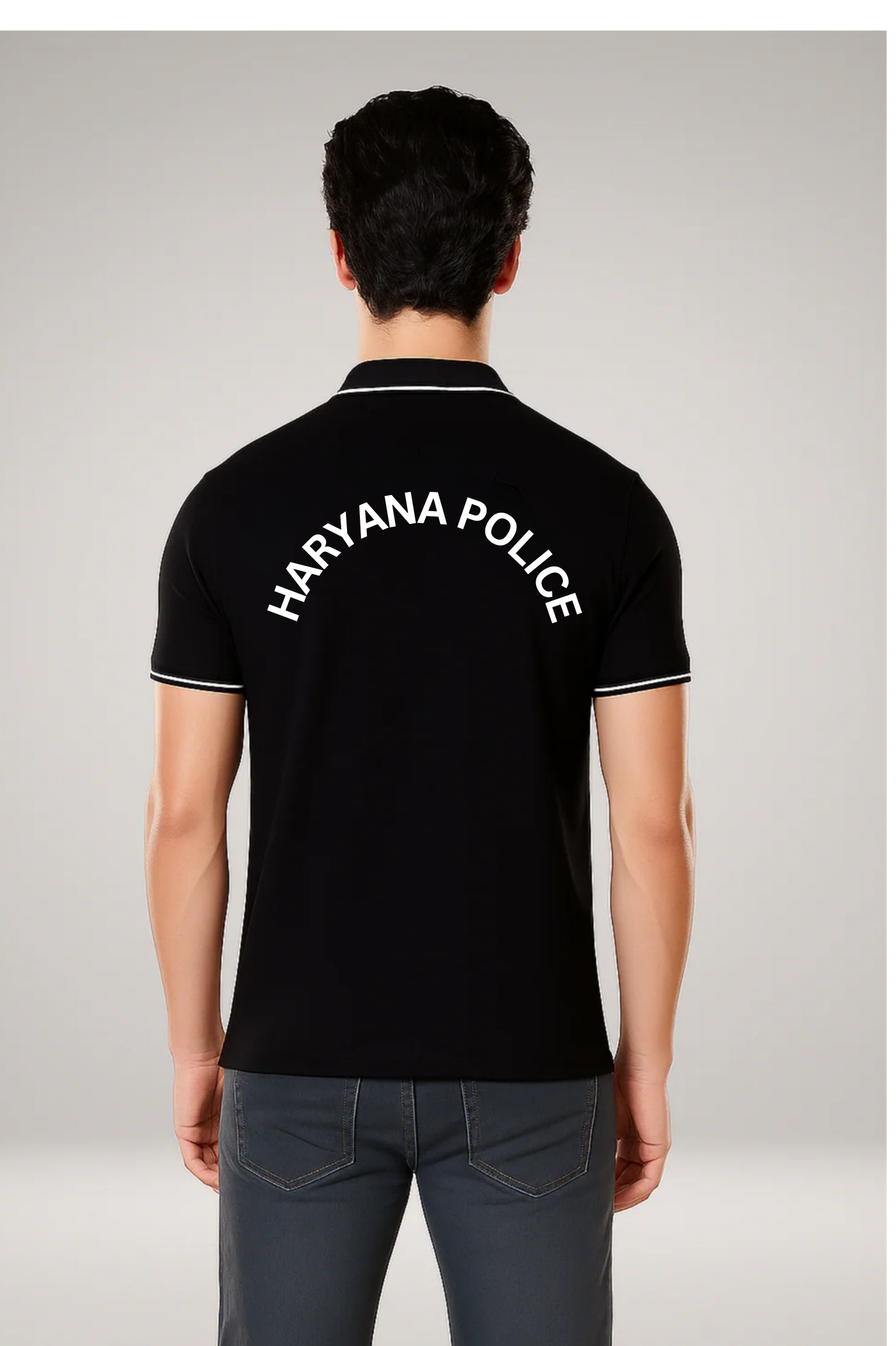 HARYANA POLICE CUSTOM COTTON POLO T-SHIRT