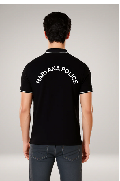 HARYANA POLICE CUSTOM COTTON POLO T-SHIRT
