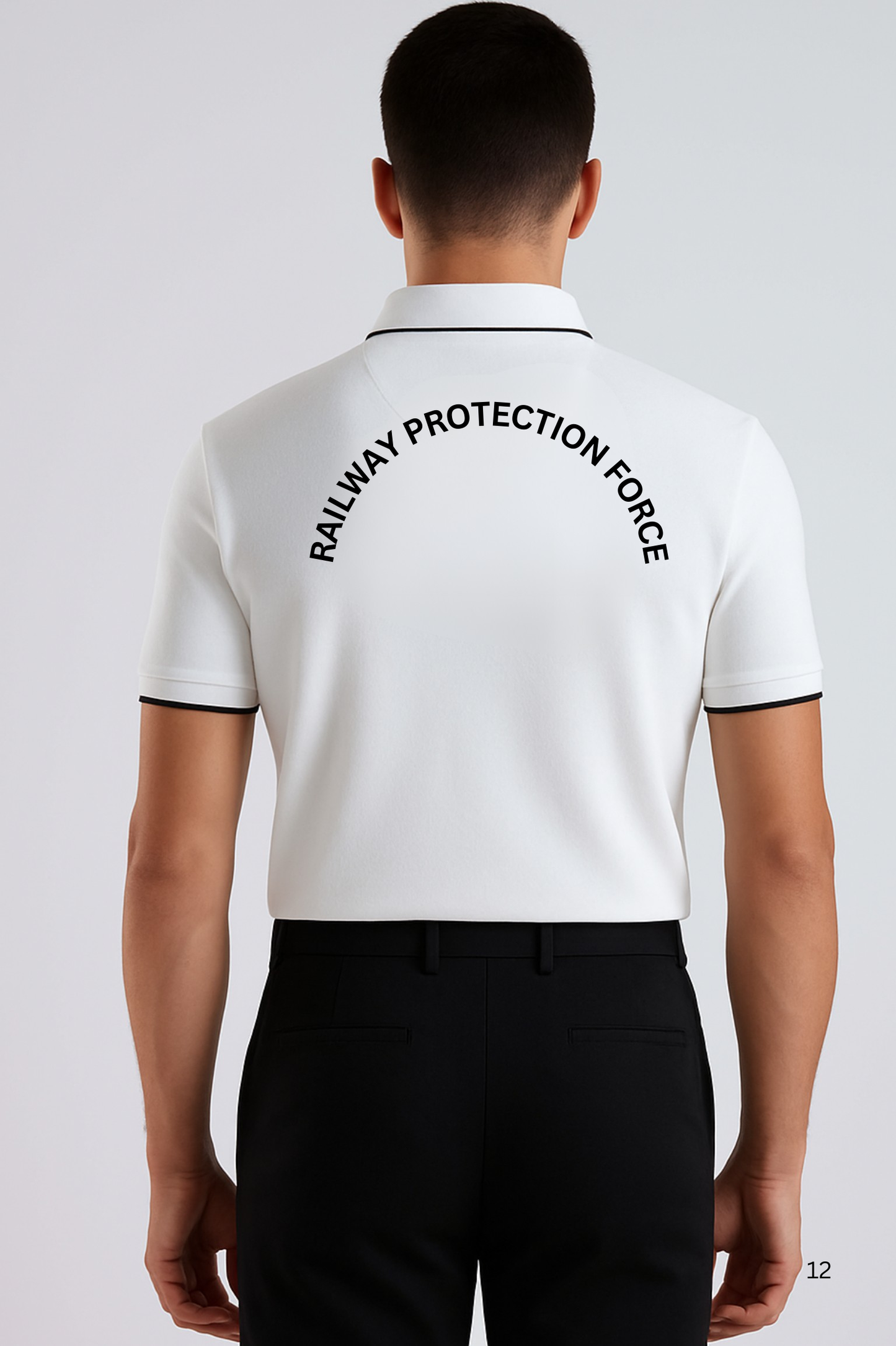 RPF RAILWAY CUSTOM NAME POLO T-SHIRT