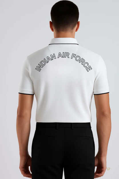 Custom Name Indian Air Force Cotton T-Shirt