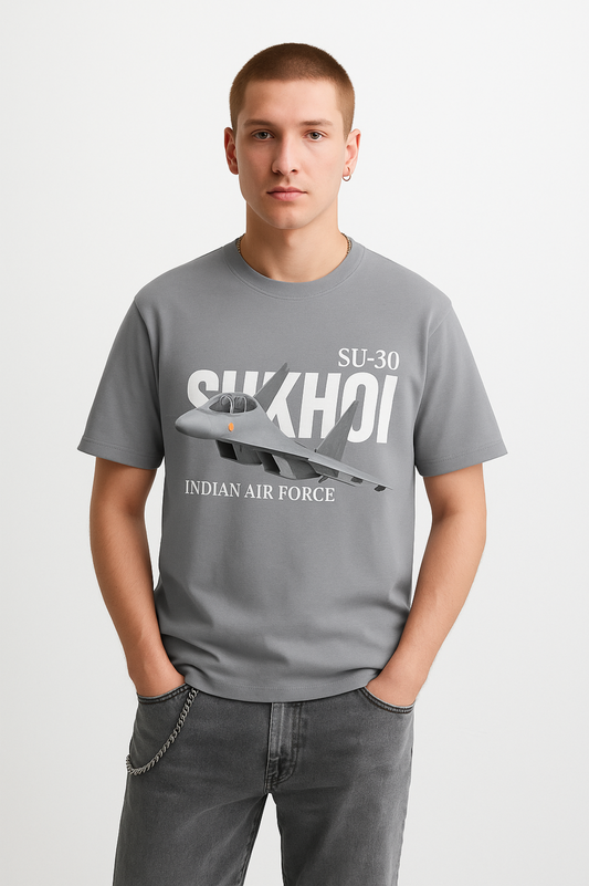 Su-30 Indian Airforce Round Neck T-shirt