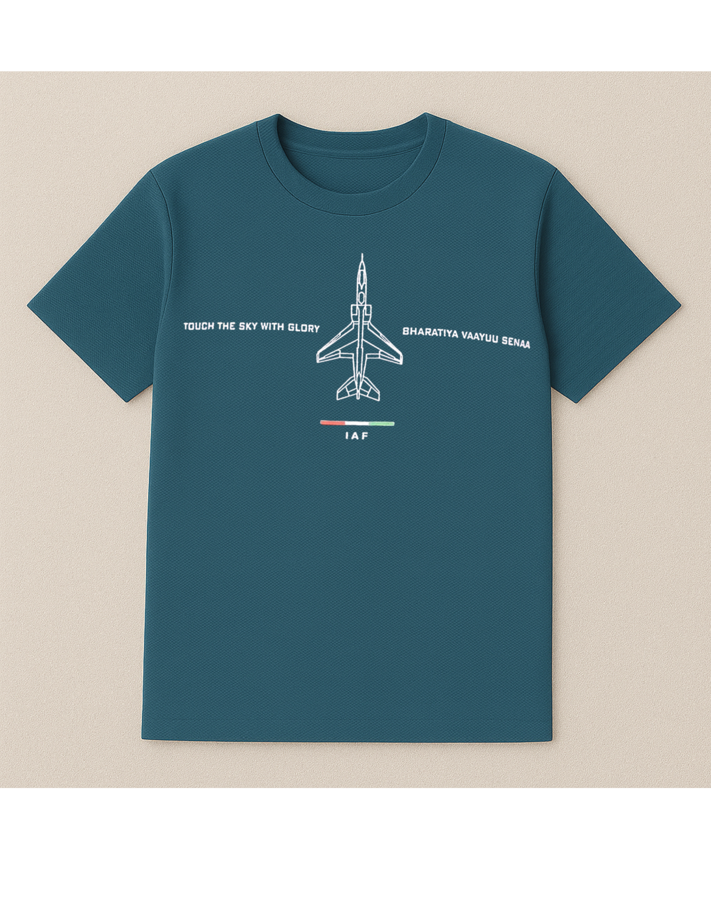 Attire Dot Touch the Sky Bhartiya Vayusena T-Shirt – Premium Aviation Tee