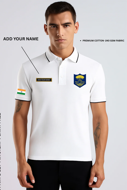 BIHAR POLICE CUSTOM NAME COTTON POLO T-shirt