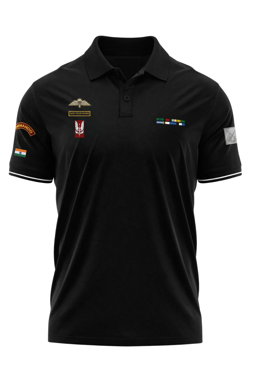 Custom Name PARA SF Polo T-Shirt | Premium 240 GSM Cotton