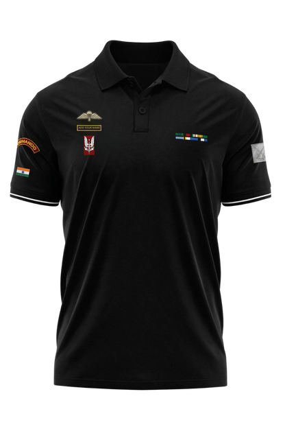 Custom Name PARA SF Polo T-Shirt | Premium 240 GSM Cotton