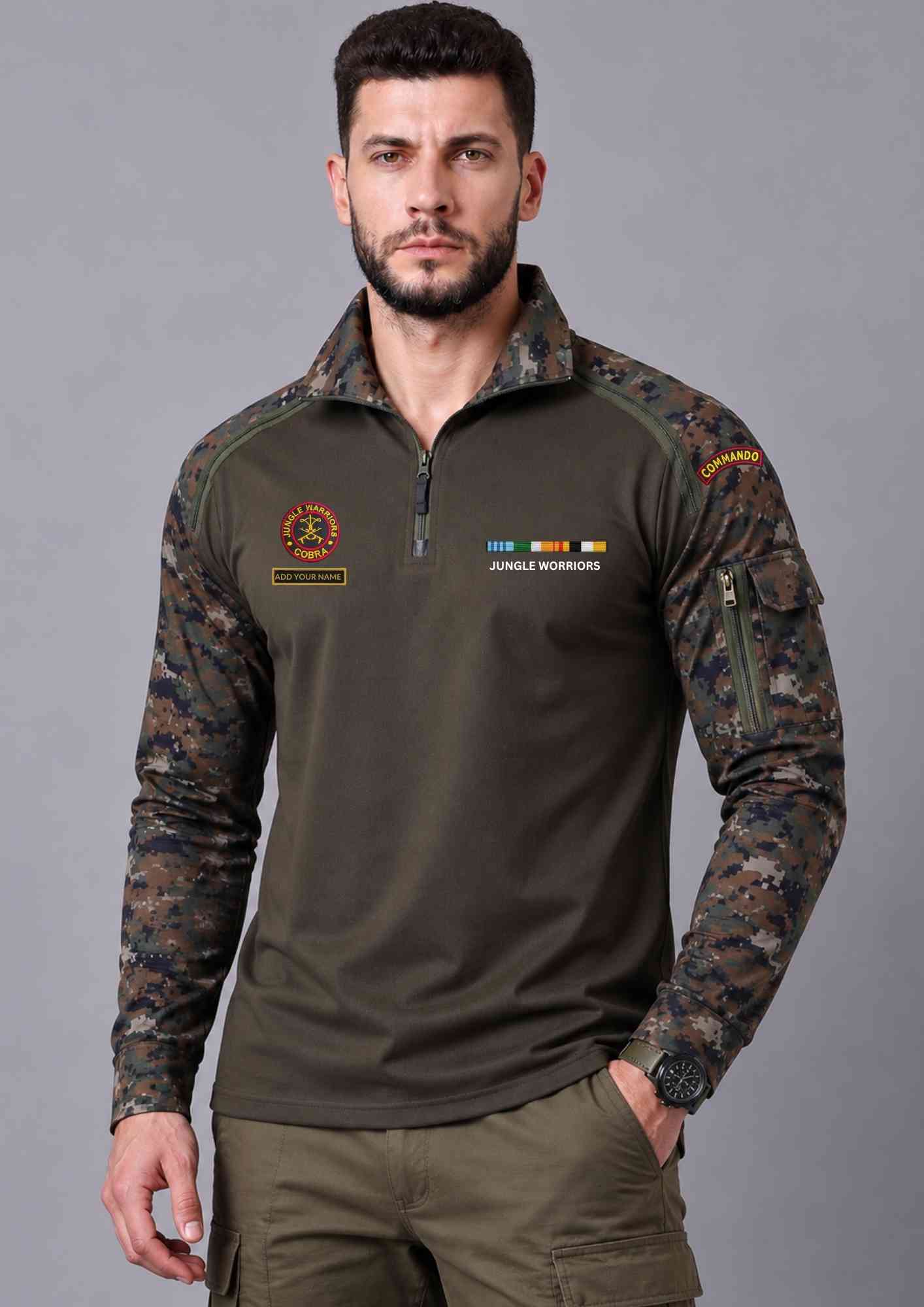 Cobra Commando Custom Name Plate T-shirt