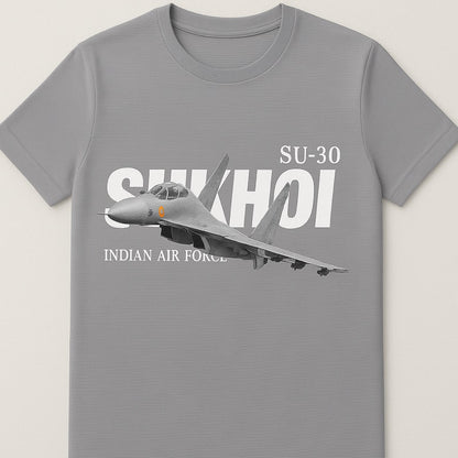 Su-30 Indian Airforce Round Neck T-shirt