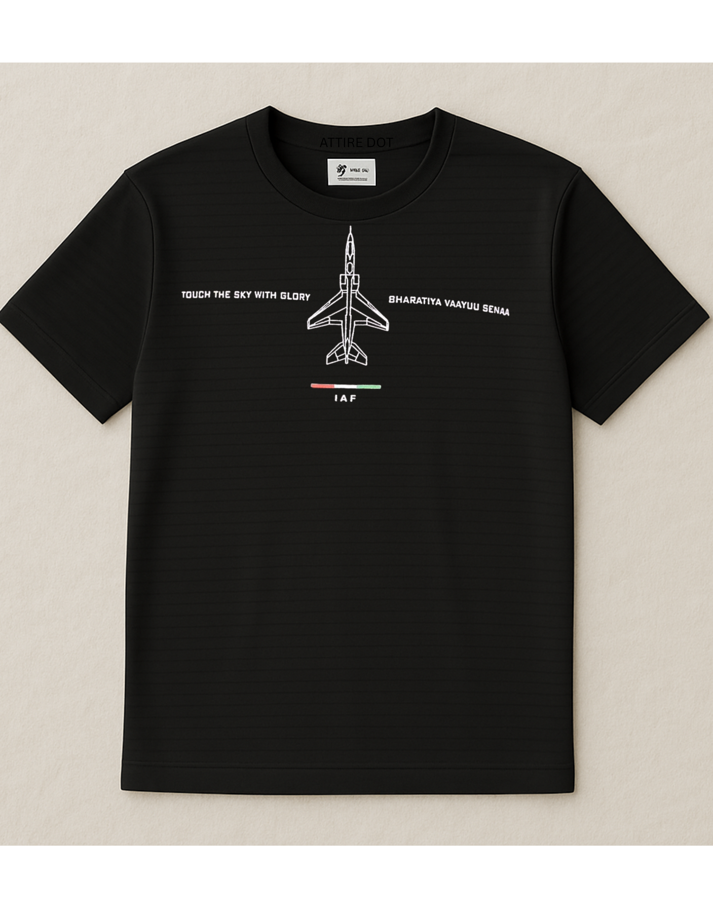 Attire Dot Touch the Sky Bhartiya Vayusena T-Shirt – Premium Aviation Tee
