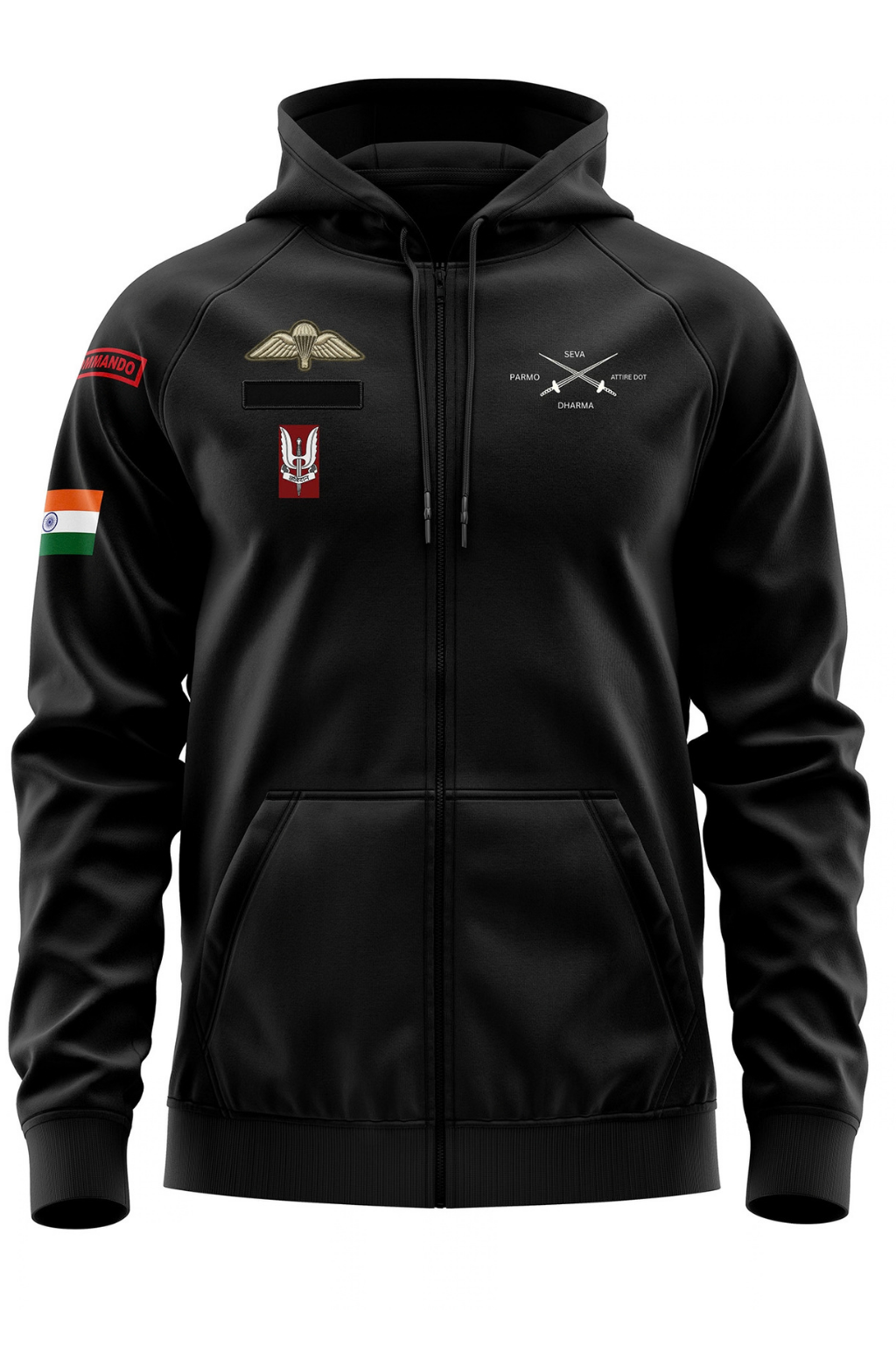 PARA SF Tactical Name Plate Zipper Hoodie