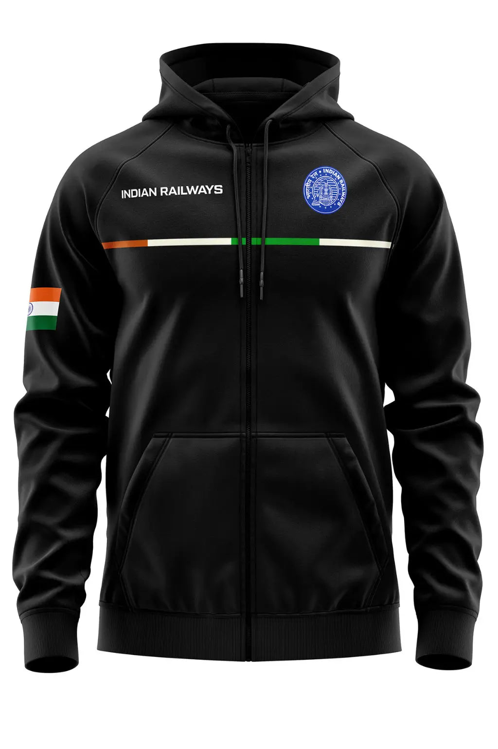 Indian Railways Zipper  Hoodie