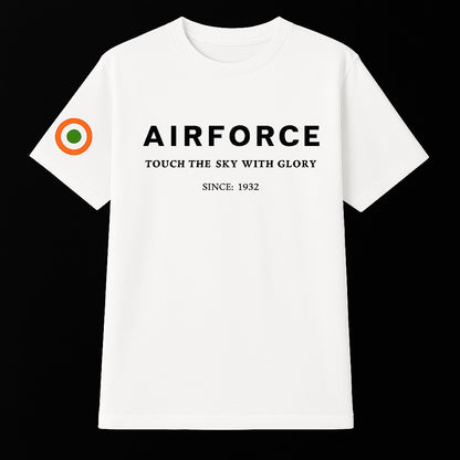 Indian Airforce Premium White T-Shirt