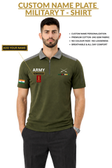 Army Combat Custom Name Cotton T-shirt