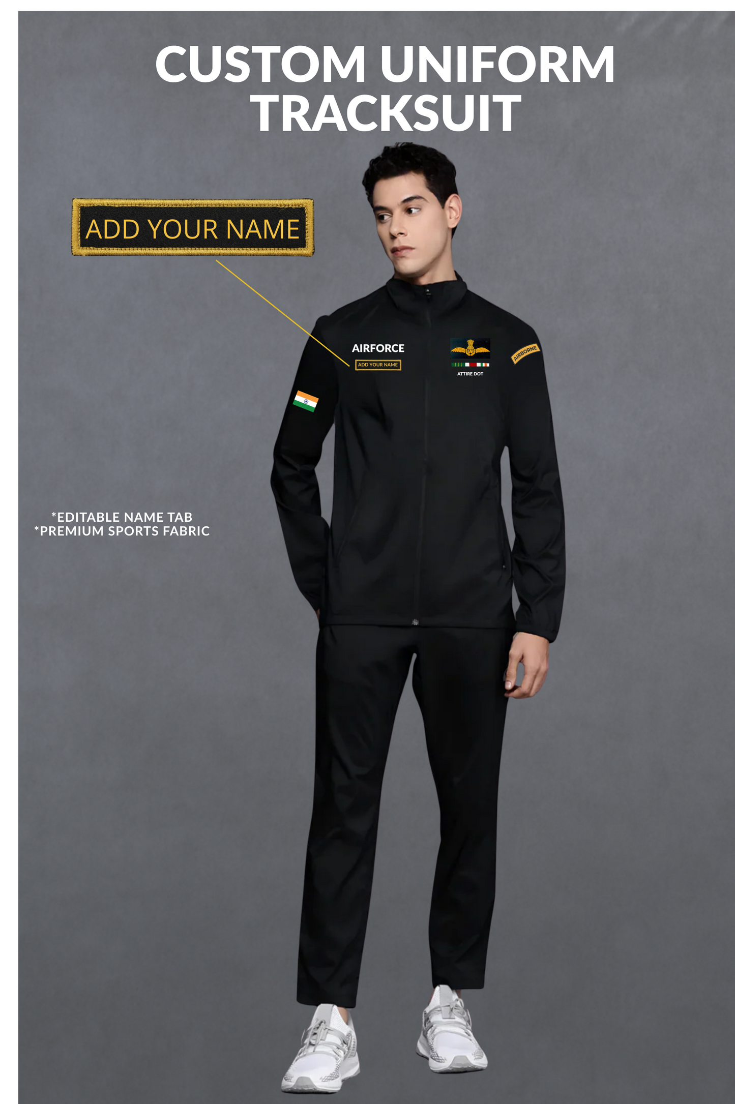 AIRFORCE Custom Name Plate Tracksuit