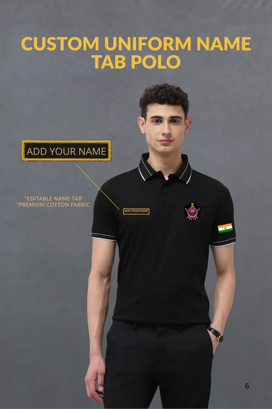 Andhra Pradesh Police Custom Name Cotton T-Shirt
