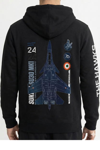 IAF Hawk Squadron Custom Name Hoodie