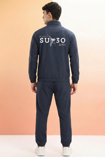 AIR WARRIOR | Indian Air Force-Inspired Tracksuit(upper with Lower) - front embroidery back printed
