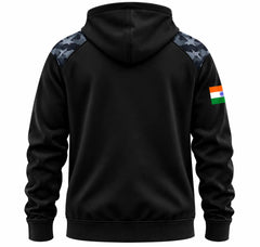 Airforce Custom Name Plate Zipper Hoodie