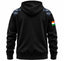 Airforce Custom Name Plate Zipper Hoodie