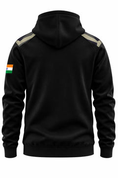 ARMY Zipper Hoodie -Custom  Name Plate