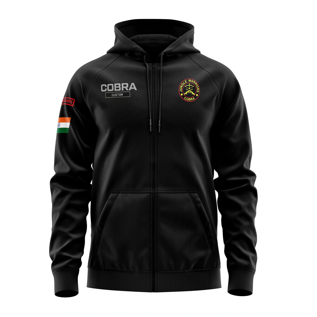 Cobra Commando Custom Name Zipper Hoodie