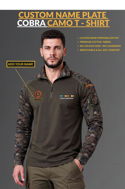 Cobra Commando Custom Name Plate T-shirt