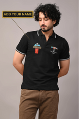Custom Name  Military Polo Cotton T-shirt