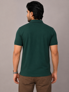 MI-17  Embroidered  Cotton T-Shirt
