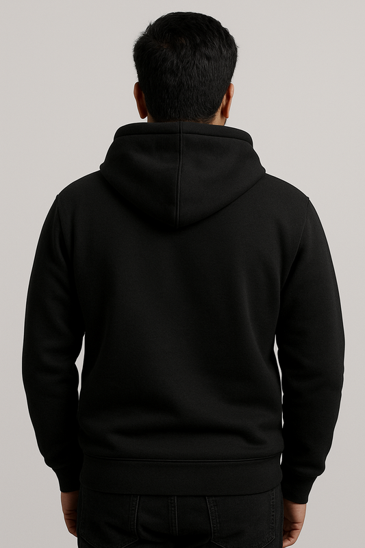 SU-30 Black Hoodie | Heavy Gauge Cotton | Attire Dot