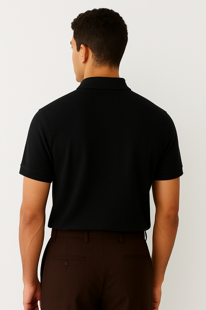 White Indian Police Polo T-Shirt – 240 GSM Cotton | Satyamev Jayate | Since 1861 | ATTIRE DOT
