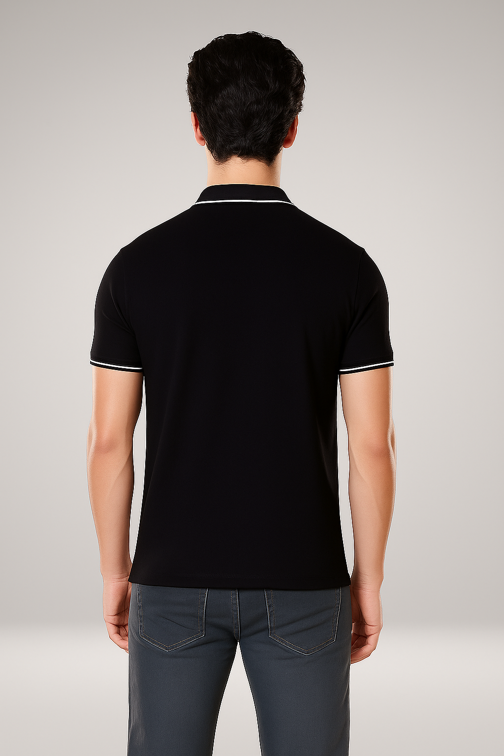 Custom Name India Polo T-Shirt | Personalised Patriotic Wear by Attire Dot