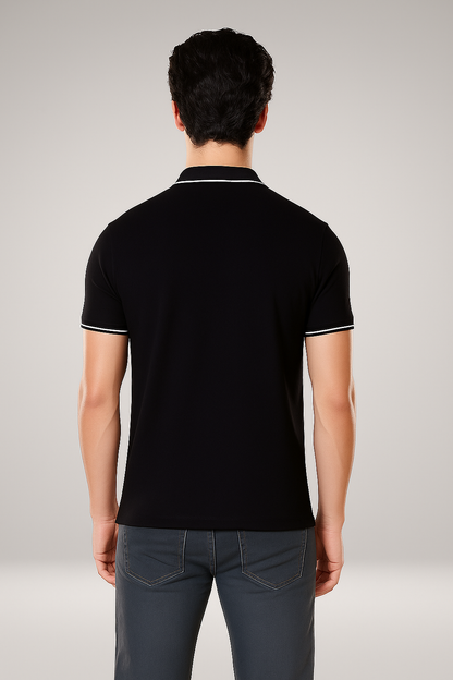 Custom Name India Polo T-Shirt | Personalised Patriotic Wear by Attire Dot