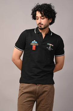 Custom Name  Military Polo Cotton T-shirt