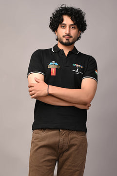 Custom Name  Military Polo Cotton T-shirt