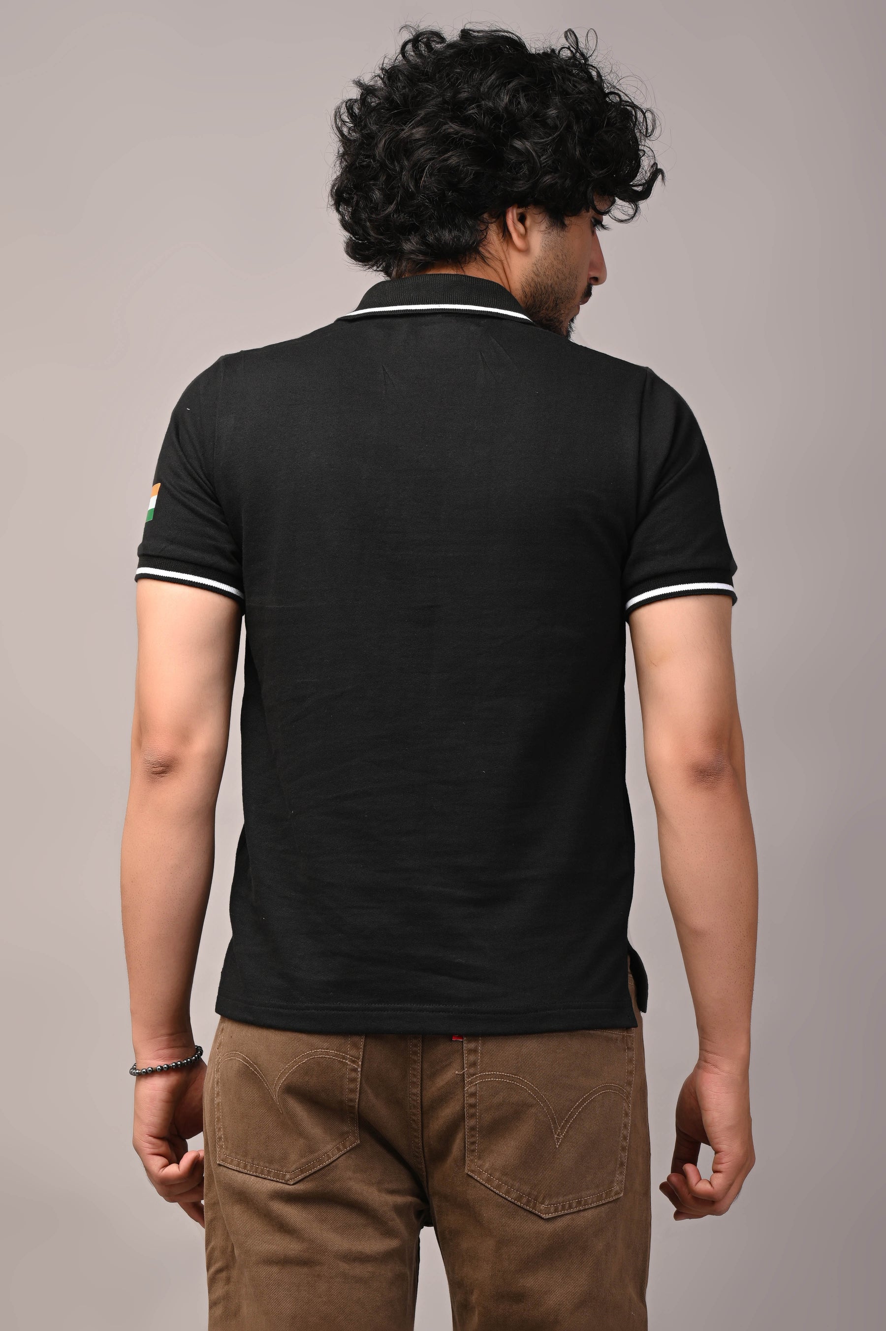 Custom Name  Military Polo Cotton T-shirt