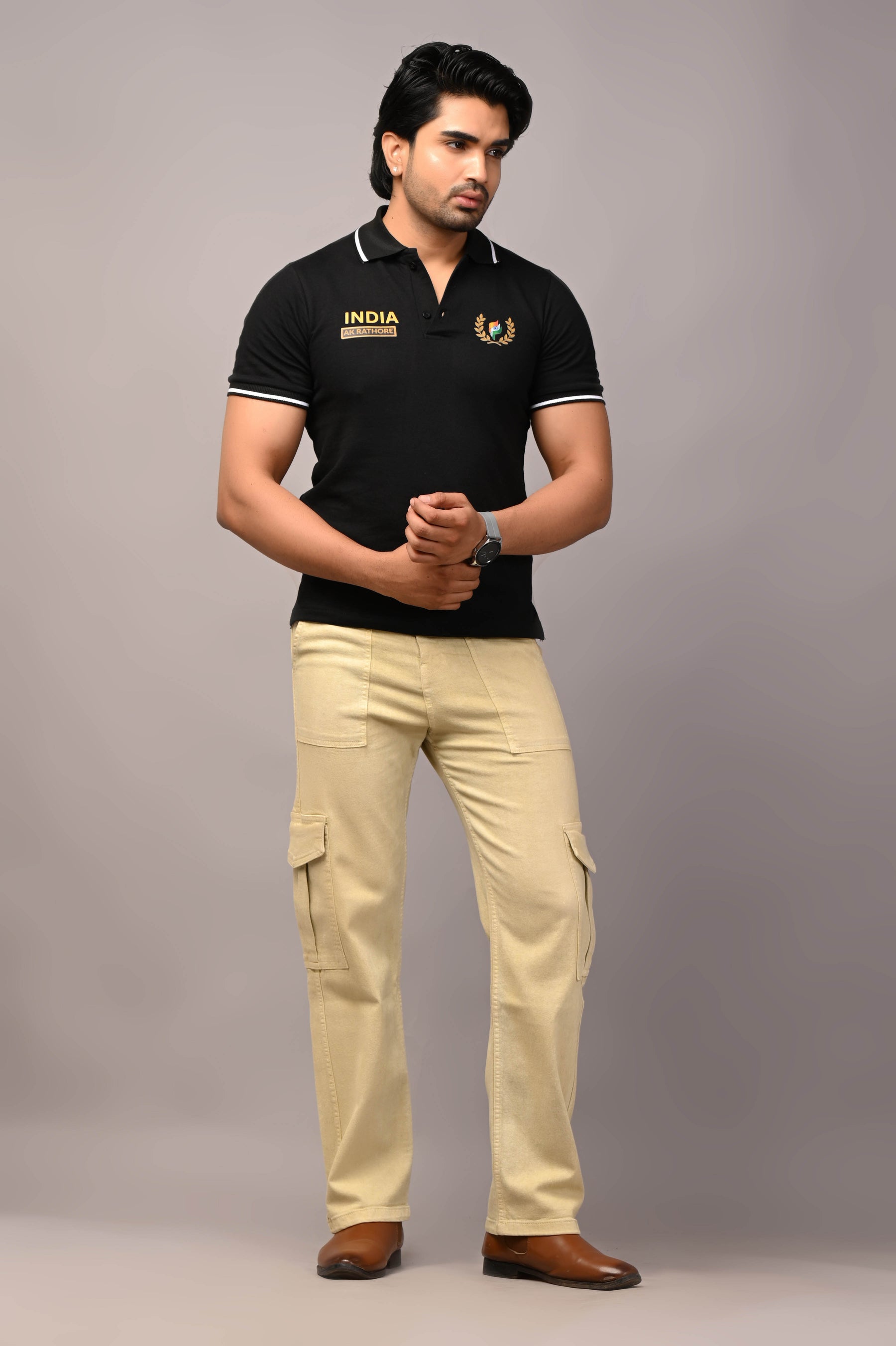 INDIA CUSTOM NAME POLO T-SHIRT