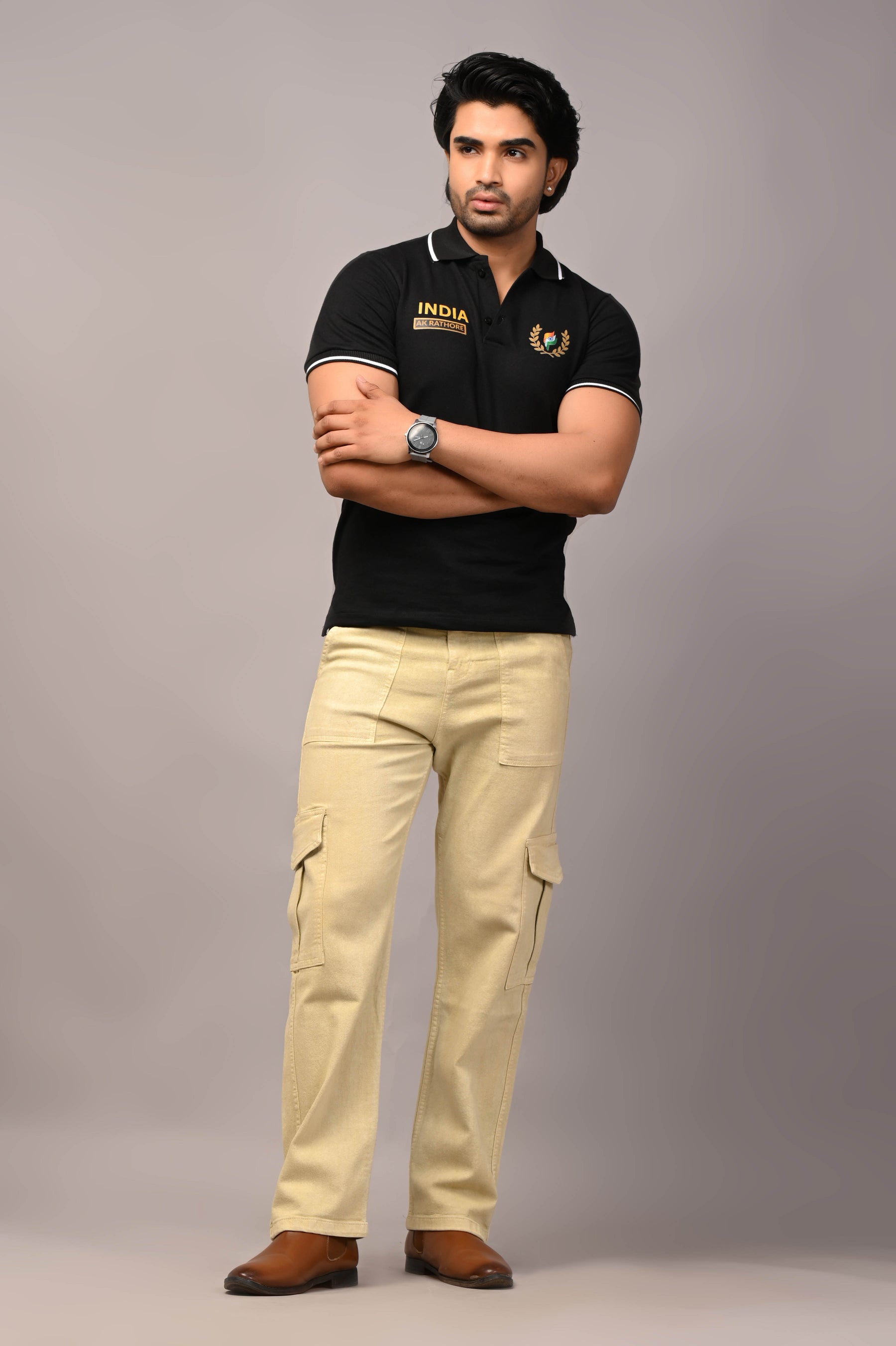 INDIA CUSTOM NAME POLO T-SHIRT