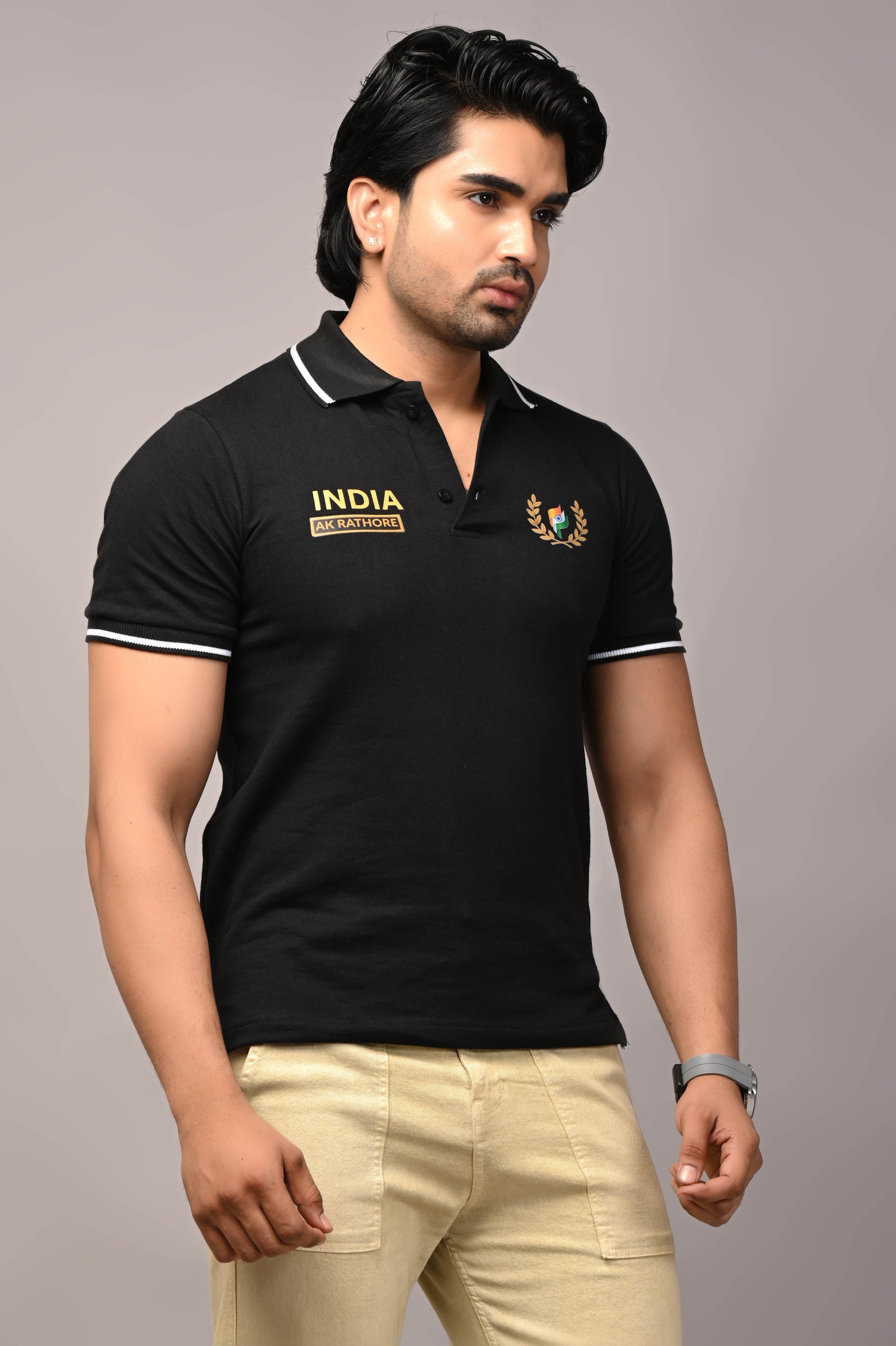 INDIA CUSTOM NAME POLO T-SHIRT
