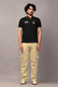 Custom Name Indian Navy Cotton T-Shirt