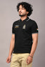 Custom Name Indian Navy Cotton T-Shirt