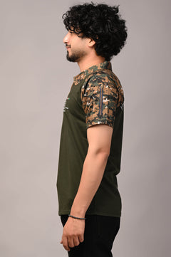 Custom Name Tactical Cotton T-shirt