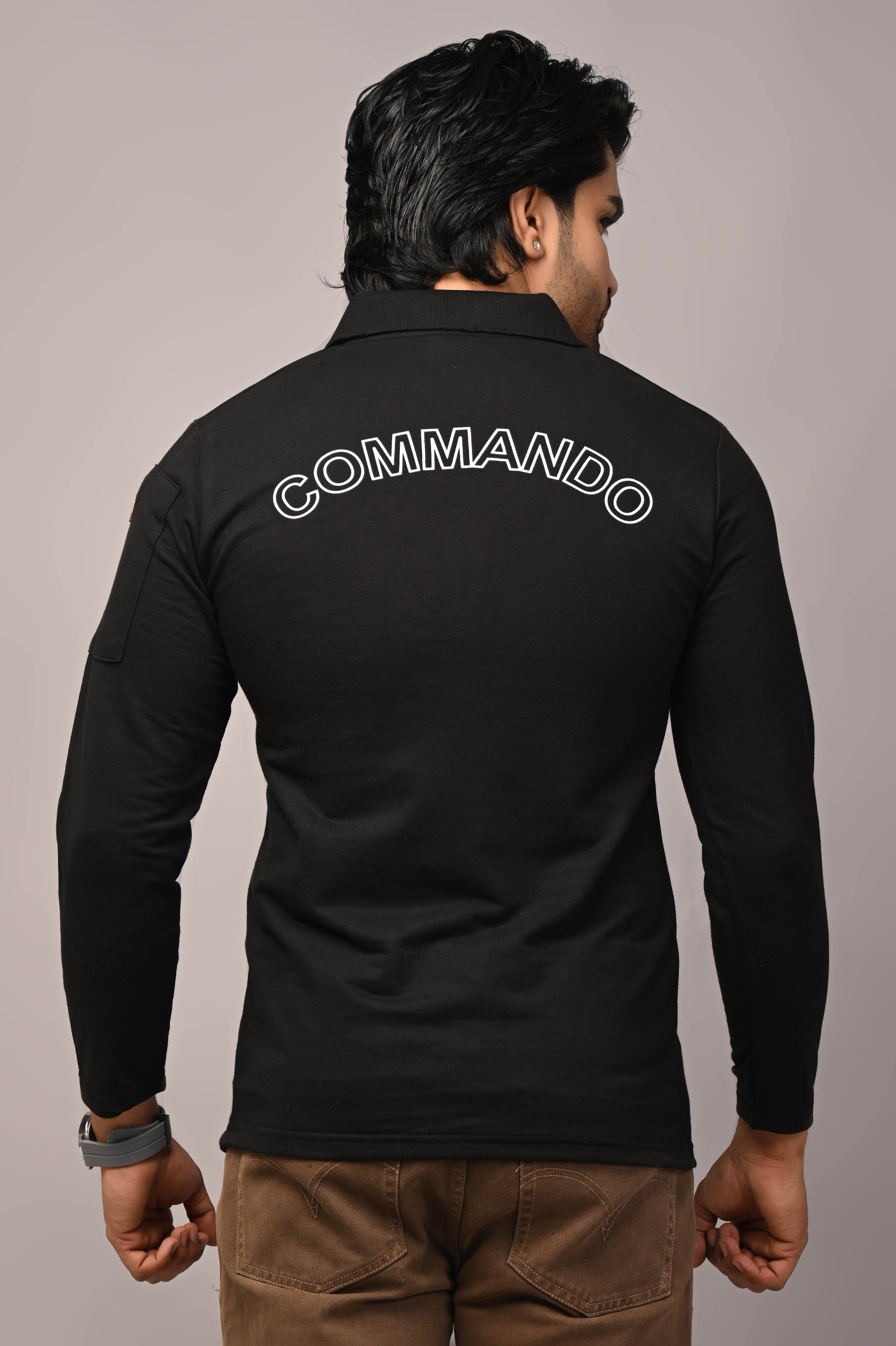 NSG CUSTOM NAME BLACK  T-SHIRT